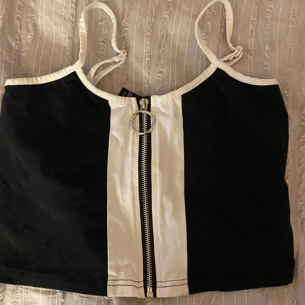 Zip tank top